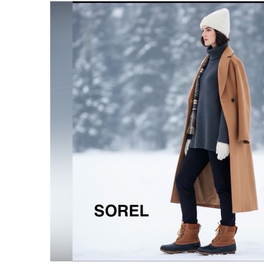 Sorel Emelie 1964 Waterproof Leather Winter Boots Women's Size 8 NWT - Picture 3 of 6